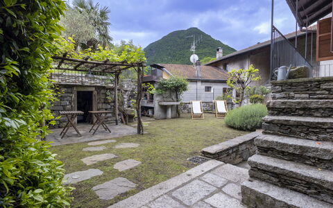 Il Glicine: Arbusto, Zona Residenziale, Casa, Estate, Giardino, Prato, Landscaping, Cortile, Dimora, Villa