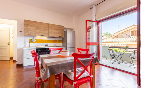 Appartamento Sala: Mare, Costa, Spiaggia, Oceano, Shade, Balcone, Plank, Mobili Da Esterno
