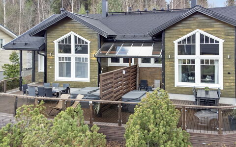 Villa Peso 1: Legna, Villetta, Casa, Casa, Porta, Latifoglie, Edifici Giardino, Color Legno, Log Cabin, Plank