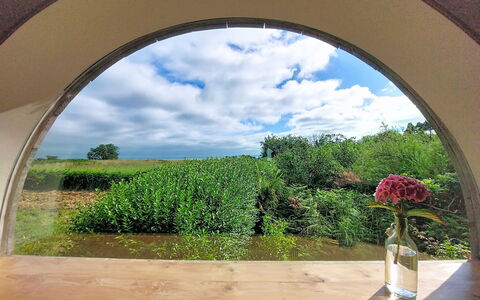 Le Préau: Arco, Giardino, Piantagione, Illuminazione Diurna, Landscaping