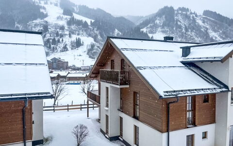 Rauris 30: Casa, Casa, Villetta, Pendenza, Congelamento, Catena Montuosa, Hill Station, Inverno, Neve, Balcone