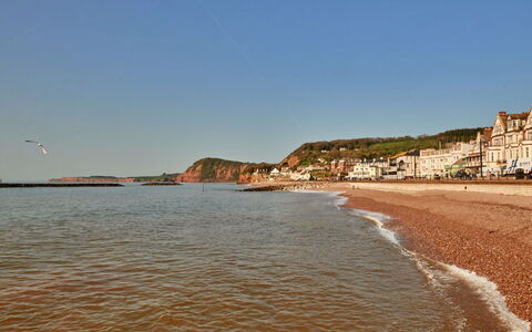 Sidmouth 602: Costa, Costiera E Morfologie Oceanic, Riva, Orizzonte, Spiaggia, Mare, Sabbia, Oceano, Baia, Promontorio