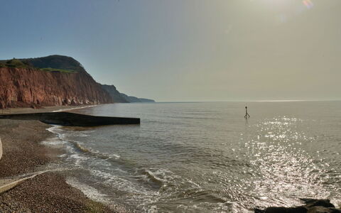 Sidmouth 602: Acqua, Corpo D'Acqua, Costa, Costiera E Morfologie Oceanic, Mare, Orizzonte, Roccia, Riva, Spiaggia, Terreno