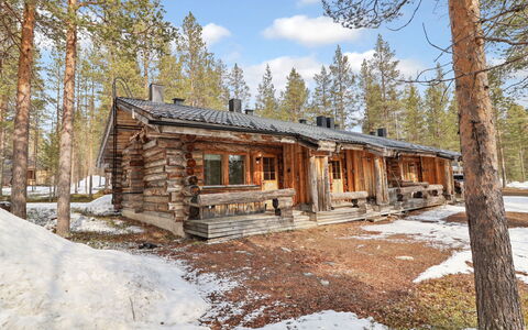 Kelorakka 9: Legna, Villetta, Log Cabin, Foresta, Capannone, Edifici Giardino, Larice, Woodland, Color Legno