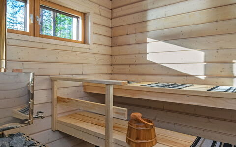 Järven Idylli: Legna, Villetta, Casa, Log Cabin, Legname, Raccordo, Latifoglie, Materiali Naturali, Edifici Giardino, Capanna