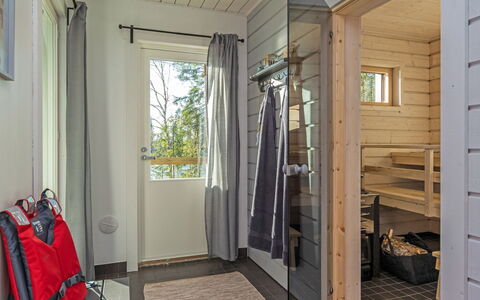 Järven Idylli: Legna, Villetta, Casa, Log Cabin, Legname, Raccordo, Latifoglie, Materiali Naturali, Edifici Giardino, Capanna
