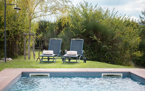 Villa Airone Tegoni, Pool, Radicondoli: Piscina, Mobili Da Esterno, Mobilia, Materiale Composito, Tempo Libero, Giardino, Shade, Lettino, Landscaping, Ricorrere