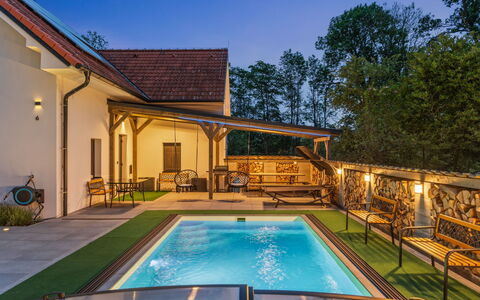 Luxury Retreat Resort: Piscina, Architettura, Ricorrere, Eco Hotel, Villetta, Estate, Agriturismo, Deck, Villa, Portico