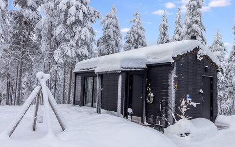 Visit Pyhä Cabins H: Neve, Inverno, Ramo, Legna, Villetta, Casa, Casa, Tetto, Congelamento, Ramoscello