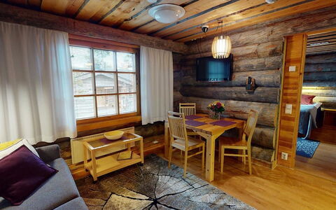 Sokosti - Puilakka 1: Legna, Neve, Inverno, Villetta, Congelamento, Casa, Log Cabin, Larice, Raccordo