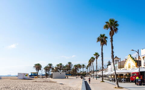 Playa Patacona: Cielo, Spiaggia, Shade, Vacanza, Sabbia, Tempo Libero, Passerella