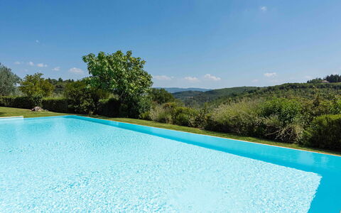 Villa Belchianti: Blu, Piscina, Ricorrere, Landscaping, Eco Hotel, Giochi D'Acqua, Terme