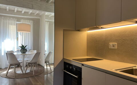 Guelfa 60: Interior Design, Parete, Pavimentazione, Legna, Mobilia, Pavimento, Soffitto, Cucina, Camera, Illuminazione