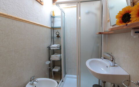 Chalet Fagarè, Pool, Sauna, Prosecco Hills: Lavandino Del Bagno, Idraulico Fixture, Parete, Lavello, Bagno, Interior Design, Legna, Pavimentazione, Pavimento, Rubinetto