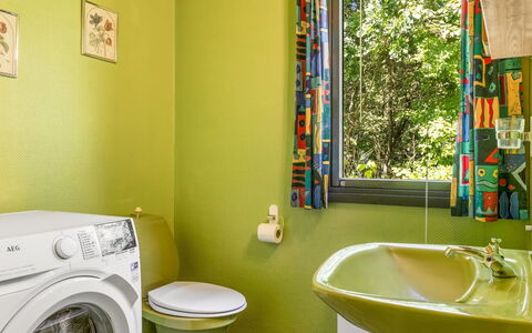 Aron - 30Km from the Sea: Verde, Interior Design, Idraulico Fixture, Bagno, Pavimentazione, Pavimento, Toilet Seat, Illuminazione, Casa, Gabinetto