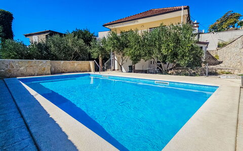 Palada: Blu, Piscina, Materiale Composito, Ricorrere, Giochi D'Acqua, Shade, Flagstone, Eco Hotel, Piastrella, Villa