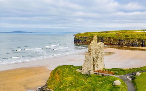 Ballybunion(Tr4) Hc No 27: Costa, Roccia, Mare, Costiera E Morfologie Oceanic, Paesaggio Naturale, Terreno, Orizzonte, Oceano, Promontorio