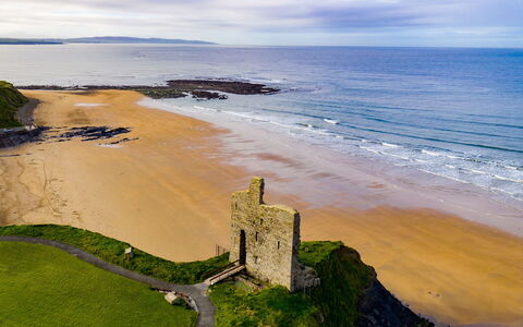 Ballybunion(Tr4) Hc No 27: Costa, Mare, Roccia, Costiera E Morfologie Oceanic, Riva, Terreno, Spiaggia, Oceano, Promontorio, Promontorio
