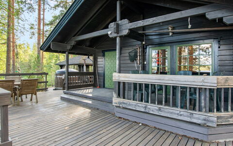 Susiranta: Legna, Portico, Deck, Pavimento In Legno, Plank, Latifoglie, Villetta, Raccordo, Shade, Log Cabin