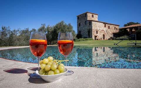 Il Gabbro, Luxury Experience: Crepuscolo, Riflessione, Sera, Giochi D'Acqua, Fenomeno Meteorologico, Reflecting Pool, Piscina, Stagno, Tramonto