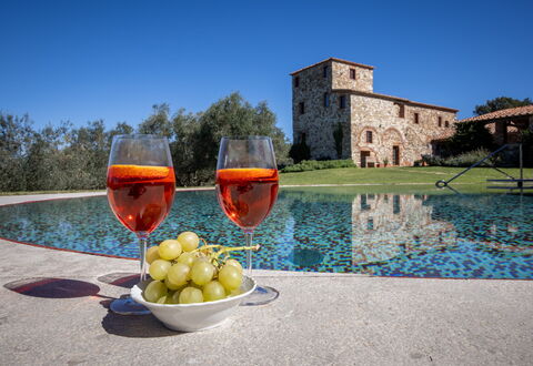 Il Gabbro, Luxury Experience: Crepuscolo, Riflessione, Sera, Giochi D'Acqua, Fenomeno Meteorologico, Reflecting Pool, Piscina, Stagno, Tramonto