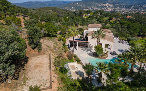 Villa Resedas: Albero, Paesaggio, Fotografia Aerea, Landscaping, Visione Globale, Hacienda, Eco Hotel, Chaparral