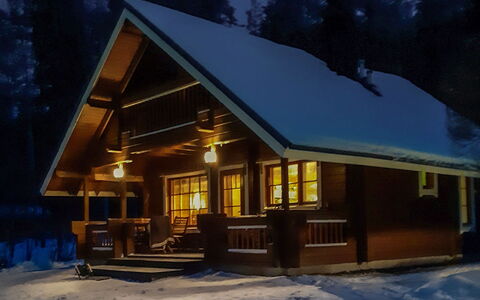 Nurmirinne: Villetta, Casa, Casa, Tetto, Inverno, Log Cabin, Raccordo, Congelamento, Neve, Capanna