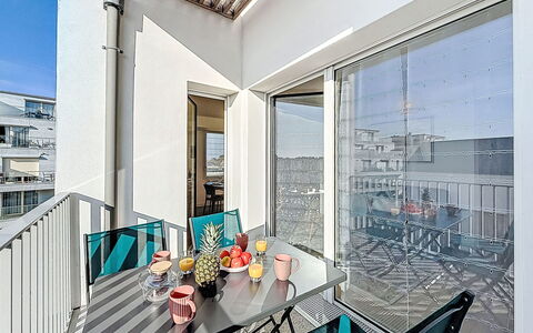 Quiberon 244: Appartamento, Balcone, Condominio, Hotel, Shade
