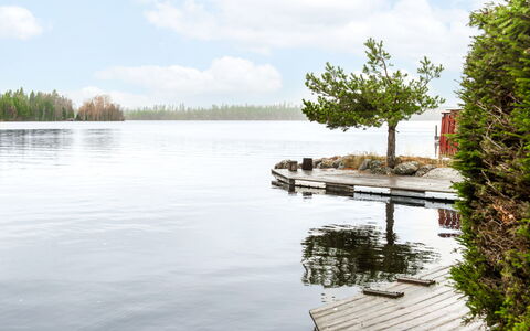 Viksjö Utsikten: Acqua, Risorse Idriche, Corpo D'Acqua, Waterway, Banca, Lago, Alveo, Nube, Canale, Riflessione