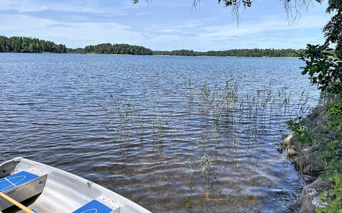 Hults-Kulla: Blu, Acqua, Risorse Idriche, Corpo D'Acqua, Waterway, Barca, Moto D'Acqua, Alveo, Lago, Banca