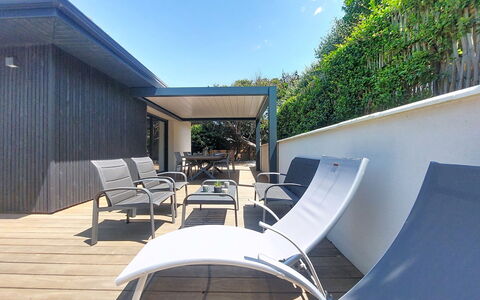 Maison Dune: Legna, Mobili Da Esterno, Materiale Composito, Shade, Piscina, Deck, Terrazza, Sedia, Tavolo Esterno, Calcestruzzo