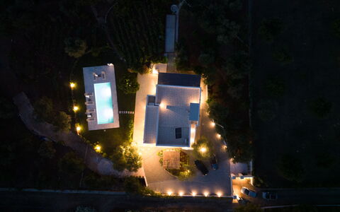 Lacorte di Ninetta: Piscina, Estate, Ricorrere, Eco Hotel, Crepuscolo, Paesaggio Di Illuminazione, Villa, Landscaping, Notte, Dimora