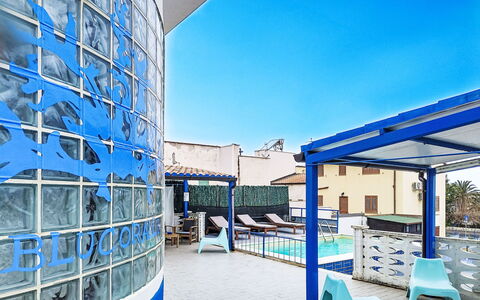 Blu Corallo: Blu, Materiale Composito, Piscina, Appartamento, Shade, Hotel, Ricorrere