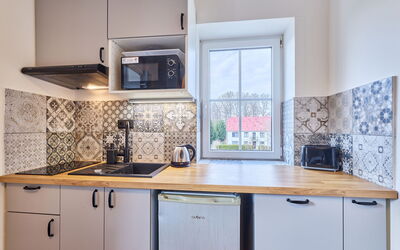Růžová 1 101.1: Cucina, Interior Design, Pavimentazione, Controsoffitto, Elettrodomestico Da Cucina, Apparecchio Major, Idraulico Fixture, Pavimento, Rubinetto, Camera