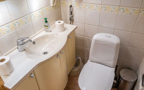 Tahkon Polar: Lavandino Del Bagno, Bagno, Idraulico Fixture, Lavello, Toilet Seat, Gabinetto, Rubinetto, Interior Design, Idraulico, Pavimento