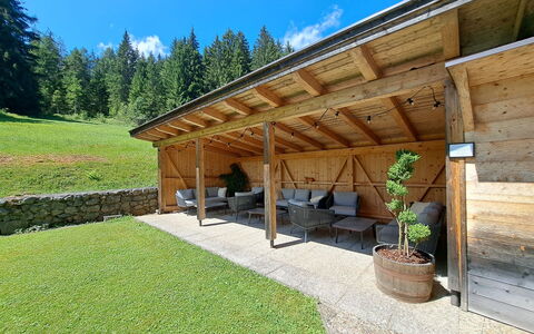 Auffach 645: Legna, Villetta, Latifoglie, Plank, Shade, Larice, Log Cabin, Giardino, Landscaping, Color Legno