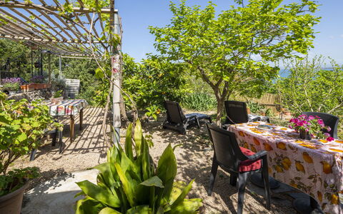 La Torre sul Ponte, Seaview, Garden: Verde, Arbusto, Mobilia, Giardino, Tavolo, Mobili Da Esterno, Sedia, Tavolo Esterno, Primavera