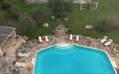Trulli Experience, Pool, Monopoli: Piscina, Tempo Libero, Ricreazione, Vacanza, Mobili Da Esterno, Ricorrere, Flagstone, Villa, Hacienda, Giochi D'Acqua