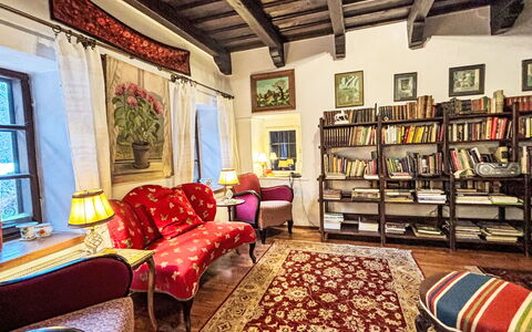 Himmelreichmühle: Parete, Interior Design, Mobilia, Soffitto, Pavimentazione, Casa, Camera, Pavimento, Cornice, Soggiorno