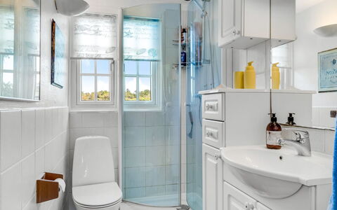Åsta - 200M from the Sea: Bagno, Idraulico Fixture, Interior Design, Lavello, Pavimentazione, Pavimento, Lavandino Del Bagno, Rubinetto, Gabinetto, Mobiletto Del Bagno
