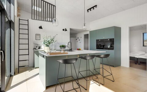 Marten - 500M from the Sea: Mobilia, Interior Design, Cucina, Pavimentazione, Lampada, Pavimento, Controsoffitto, Soffitto, Sedia, Cucina & Sala Da Pranzo Tavolo