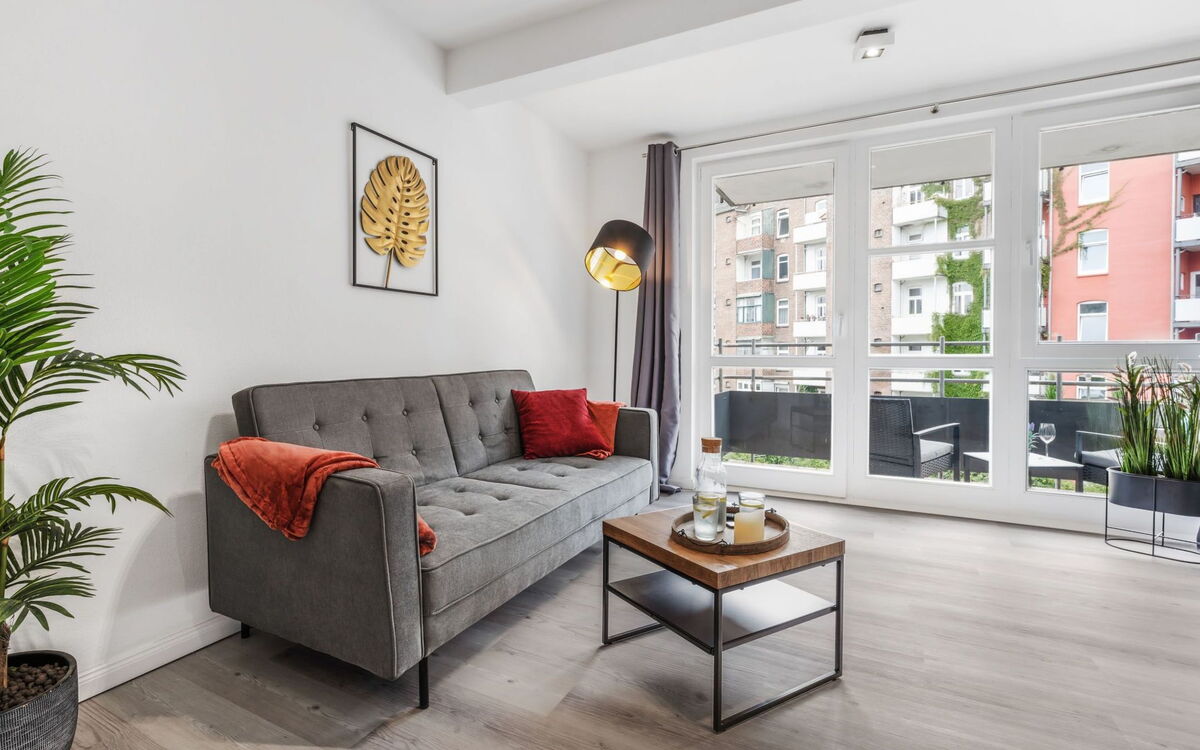 Appartement in Südfriedhof mit Großem Balkon