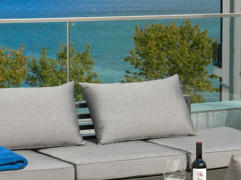 Strandnahe Ferienwohnung Meerselig mit Balkon