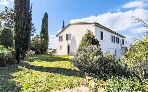 Il Palazzo: Cielo, Blu, Arbusto, Estate, Agriturismo, Landscaping, Sempreverde