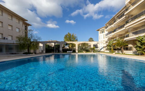 Cambrils 47: Piscina, Ricorrere, Estate, Appartamento, Condominio, Giochi D'Acqua, Shade, Hotel, Dimora, Hacienda
