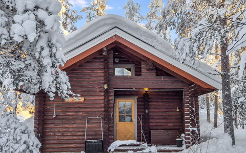 Levin Ainola: Neve, Legna, Inverno, Casa, Villetta, Casa, Log Cabin, Congelamento, Tetto