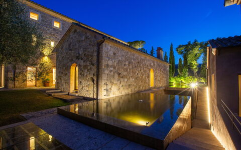 Poggio Mori 20: Paesaggio Di Illuminazione, Piscina, Piastrella