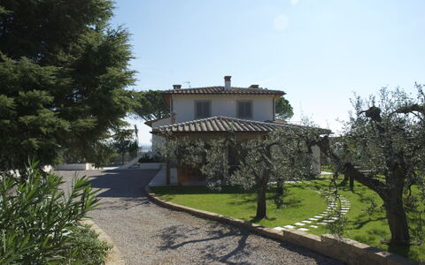 Castelprile: Zona Residenziale, Casa, Casa, Tetto, Arbusto, Estate, Villetta, Giardino, Hacienda