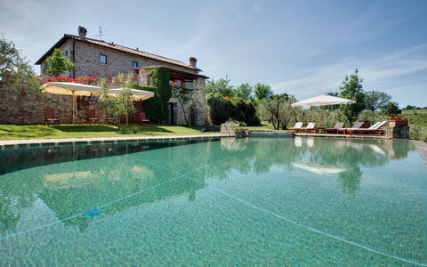 Mattei Villa: Giardino, Estate, Landscaping, Giochi D'Acqua, Stagno, Riflessione, Piscina, Villa, Eco Hotel, Agriturismo
