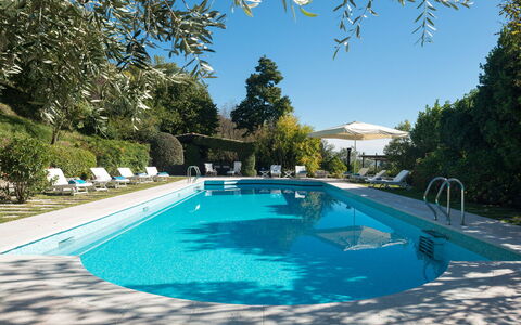 Galero: Piscina, Blu, Mobili Da Esterno, Ricorrere, Lettino, Shade, Eco Hotel, Terme, Ombrello, Landscaping